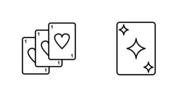 Deck of Card and Card Icon vector