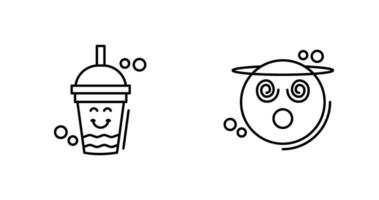 Drink and Dizzy Icon vector