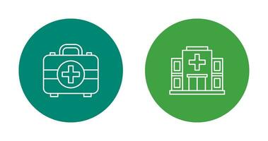 First Aid Kit and Healthcare Icon vector