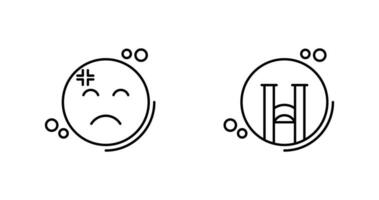 Dissapointment and Crying Icon vector