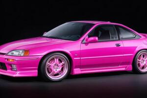 Sport car Honda Prelude JDM. AI Generative Pro Photo