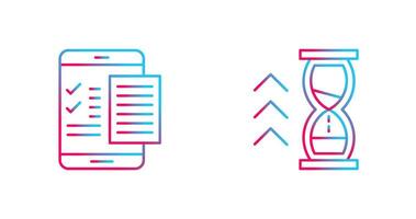 Check List and Quick Response Icon vector