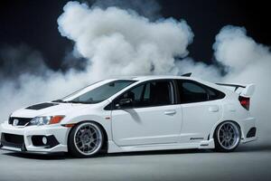 Sport car JDM Honda Civic Mugen RR. AI Generative Pro Photo