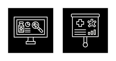 Research and Preesentation Icon vector