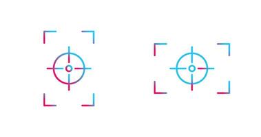 focus vertical and focus horizontal Icon vector