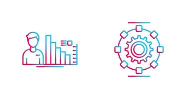 Consulting and Automated  Icon vector