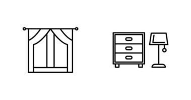 Window and Drawers Icon vector