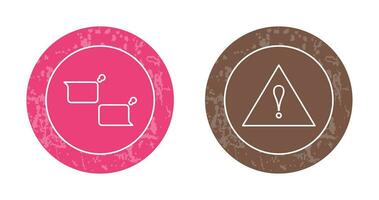 chatting and alert  Icon vector