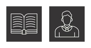 Book and Judge Icon vector