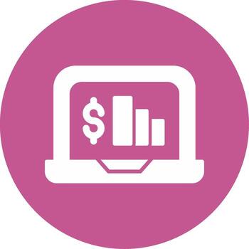 icono de vector de gráfico