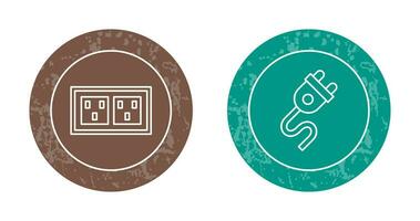Socket and Plug Icon vector