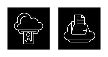 Cloud Computing and Cloud  Icon vector