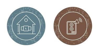 Lamp and briefcase Icon vector