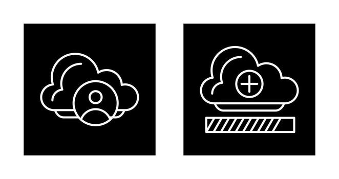 Avatar and Loading Icon vector