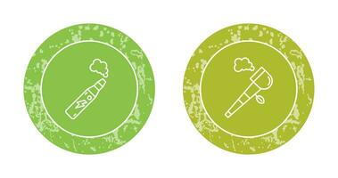 Electronic Cigarette and Pipe Of Peace Icon vector