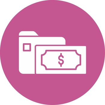 icono de vector de carpeta