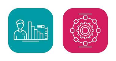 Consulting and Automated  Icon vector