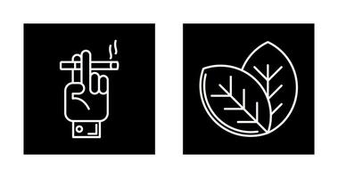 Smoking and Tobaccon Icon vector