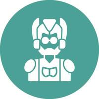 Cyborg Vector Icon