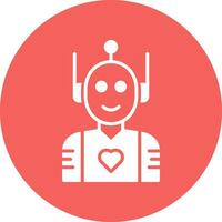 icono de vector de robot