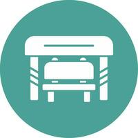 Bus Stop Vector Icon