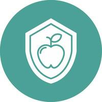 icono de vector de manzana