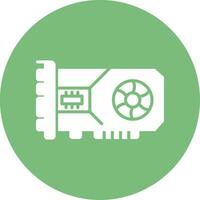 Graphic Card Vector Icon