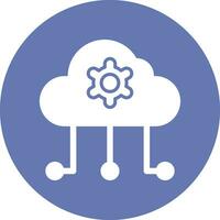 Cloud Computing Vector Icon