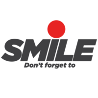 Don't Forget to Smile Lettering on a Transparent Background png