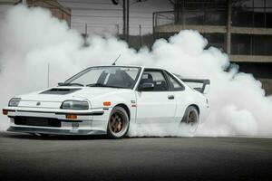 Sport Car JDM AE 86.  AI Generative Pro Photo