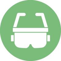 icono de vector de gafas ar