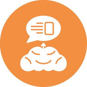 icono de vector de pensamiento