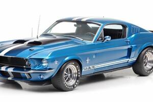 1968 Ford Mustang Shelby GT500.  AI Generative Pro Photo