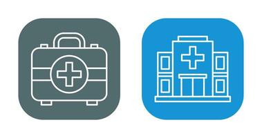 First Aid Kit and Healthcare Icon vector