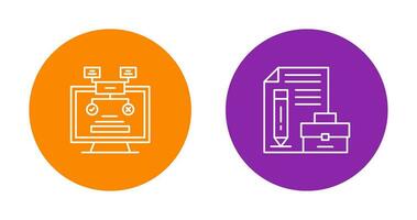 Methodology and Portfolio Icon vector