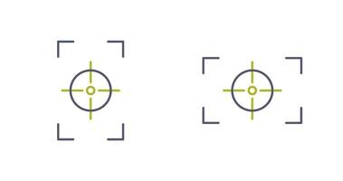 focus vertical and focus horizontal Icon vector