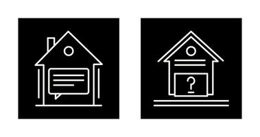 Message and Unknown Icon vector