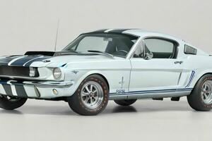 1966 Shelby GT350. AI Generative Pro Photo