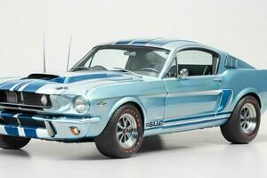 1966 Shelby GT350. AI Generative Pro Photo