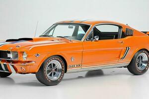 1966 Shelby GT350. AI Generative Pro Photo