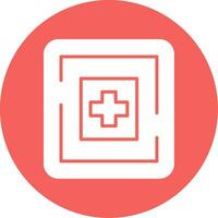 icono de vector de hospital