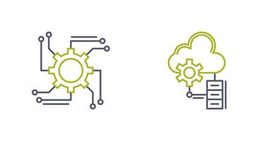 Automation and Big Data Icon vector