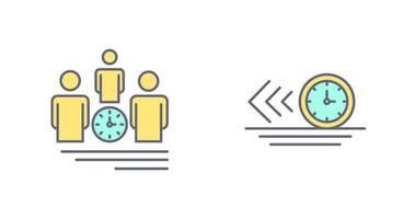 Time Management and Time Management Icon vector