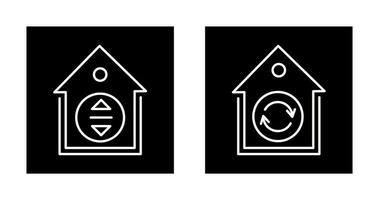 Lift and Rotate Icon vector