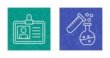 Identity and Lab Icon vector