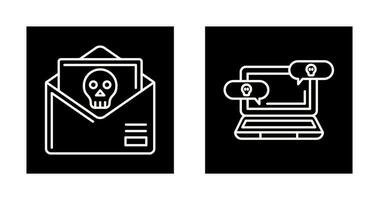 Spam and Infected Icon vector
