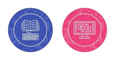 Study and Language Icon vector