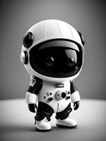 3d of astronaut in the space photo