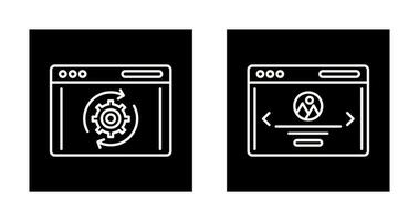 Recovery and Web Page Icon vector