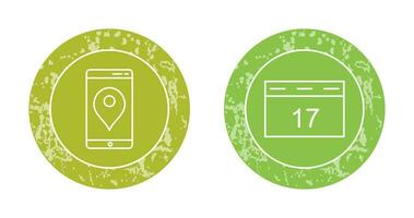 Gps Service and Event Management Icon vector